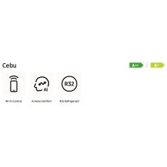   Samsung AR07TXFYAWKNEU RAC, R32, Oldalfali Klíma Beltéri Egység, Cebu, 2 kW